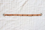 Leather straps for bags, Adjustable blush leather straps