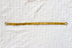 Leather straps for bags, Extender straps in mustard yellow