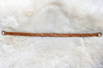 Leather straps for bags, Extender straps in light brown