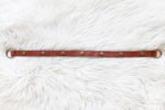 Leather straps for bags, Adjustable cognac leather straps