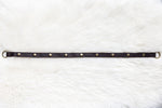 Leather straps for bags, Extender straps in dark brown