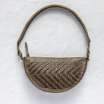 The Woven Sage & Espresso Bee, front view
