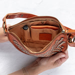Interior of the Woven Terracotta & Seashell Bee