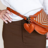 Terracotta Puffy Heart Charm