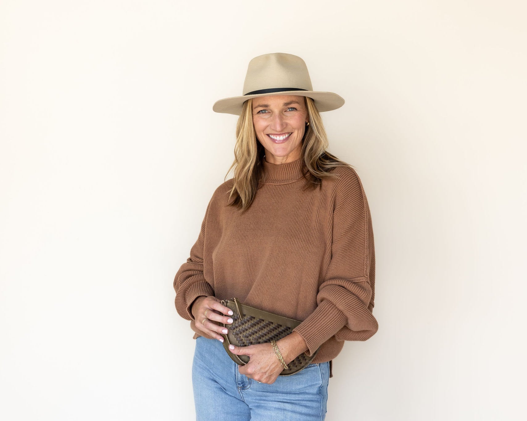 The Woven Sage & Espresso Bee, styled