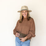 The Woven Sage & Espresso Bee, styled