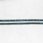 Leather straps for bags, Extender straps in teal