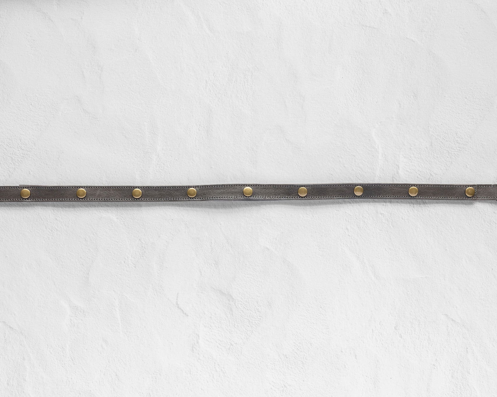 Leather straps for bags, Extender straps in charcoal