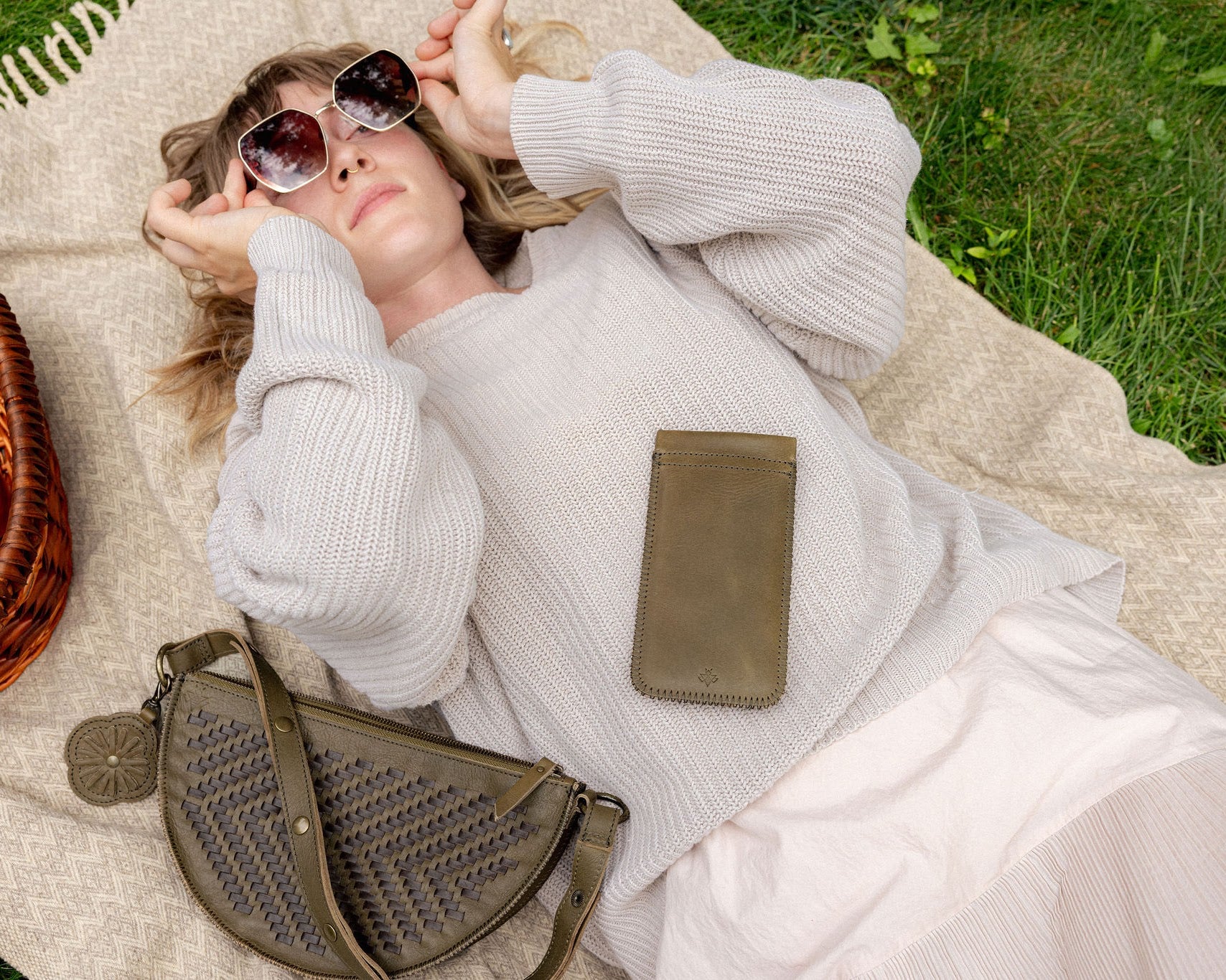 Sage Sunglass Case
