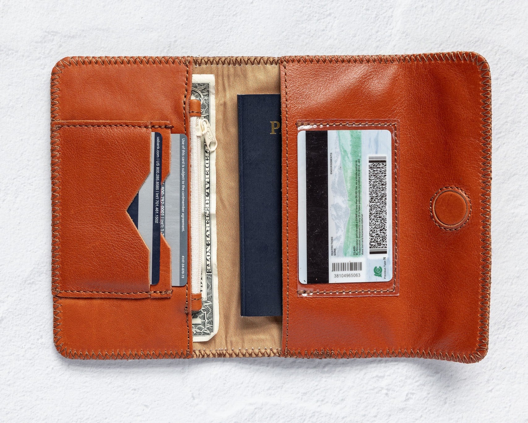 Terracotta Travel Wallet