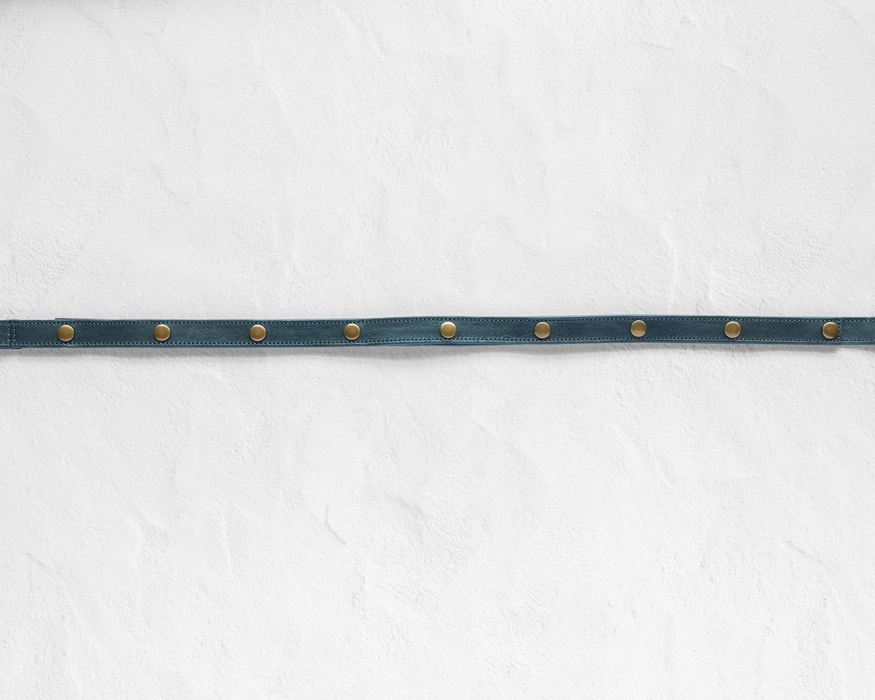 Leather straps for bags, Extender straps in teal