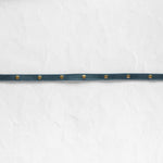 Leather straps for bags, Extender straps in teal