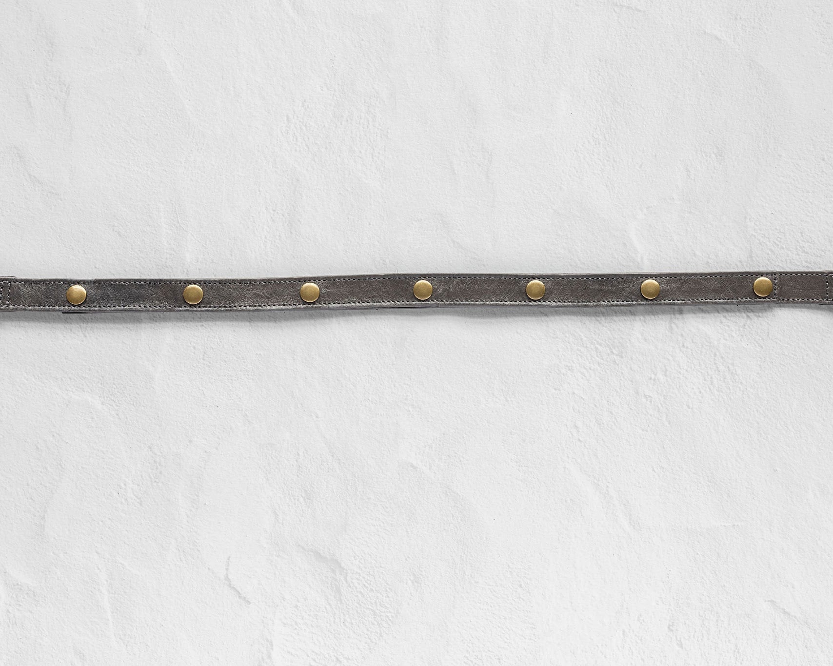 Leather straps for bags, Adjustable charcoal leather straps