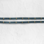 Leather straps for bags, Extender straps in teal