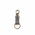 Small leather keychain, Stone keychain