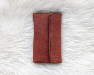 Cognac Travel Wallet