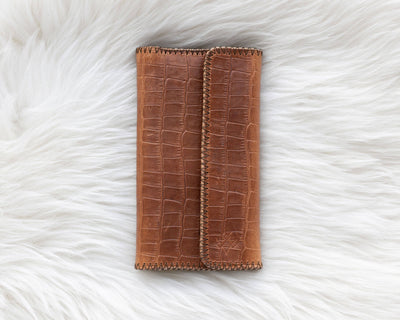 Limited Edition: Honey Croc Travel Wallet
