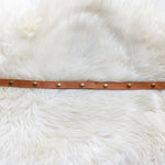 Leather straps for bags, Extender straps in light brown