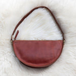 Medium cognac leather bag