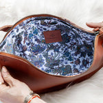 Medium cognac leather bag