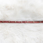 Leather straps for bags, Extender straps in cognac