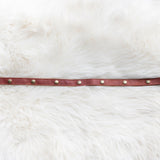 Leather straps for bags, Extender straps in cognac