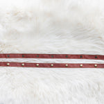 Leather straps for bags, Extender straps in cognac