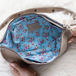 Large tan leather bag, Crossbody bag