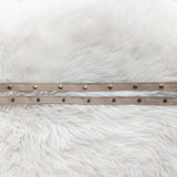 Leather straps for bags, Extender straps in light tan