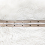 Leather straps for bags, Adjustable light tan leather straps