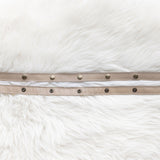 Leather straps for bags, Adjustable light tan leather straps