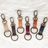 Small leather keychains