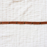 Leather straps for bags, Adjustable honey croc leather straps