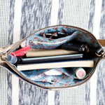 Large tan leather bag, Crossbody bag