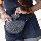 Floral Navy Biggie Bee