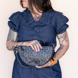 Floral Navy Biggie Bee