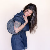 Floral Navy Biggie Bee