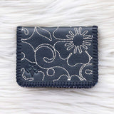 Floral Navy Daily Wallet