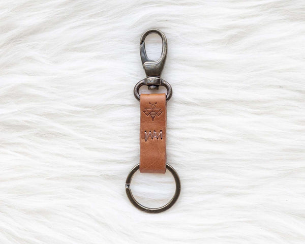 Honey Keychain | Leather Key Holder | Lyons Leather Co.