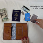 Lyons Leather Co. leather travel wallet