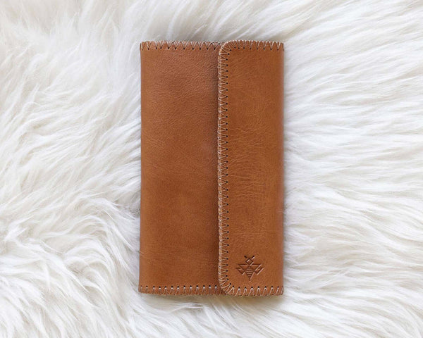 Honey Travel Wallet | Leather Passport Wallet | Lyons Leather Co.